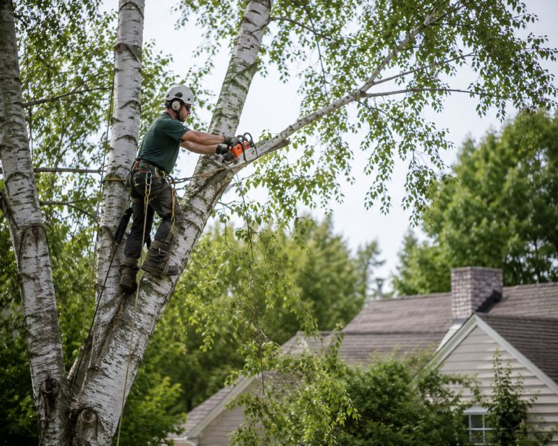 Birch Tree Pruning in Doylestown, PA