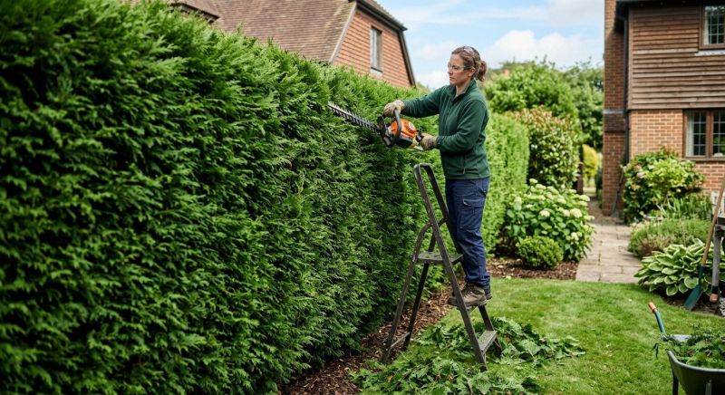 Evergreen Hedge Trimming in Rockwall, TX