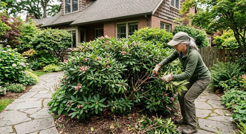 Rhododendron Pruning in Ventura County, CA